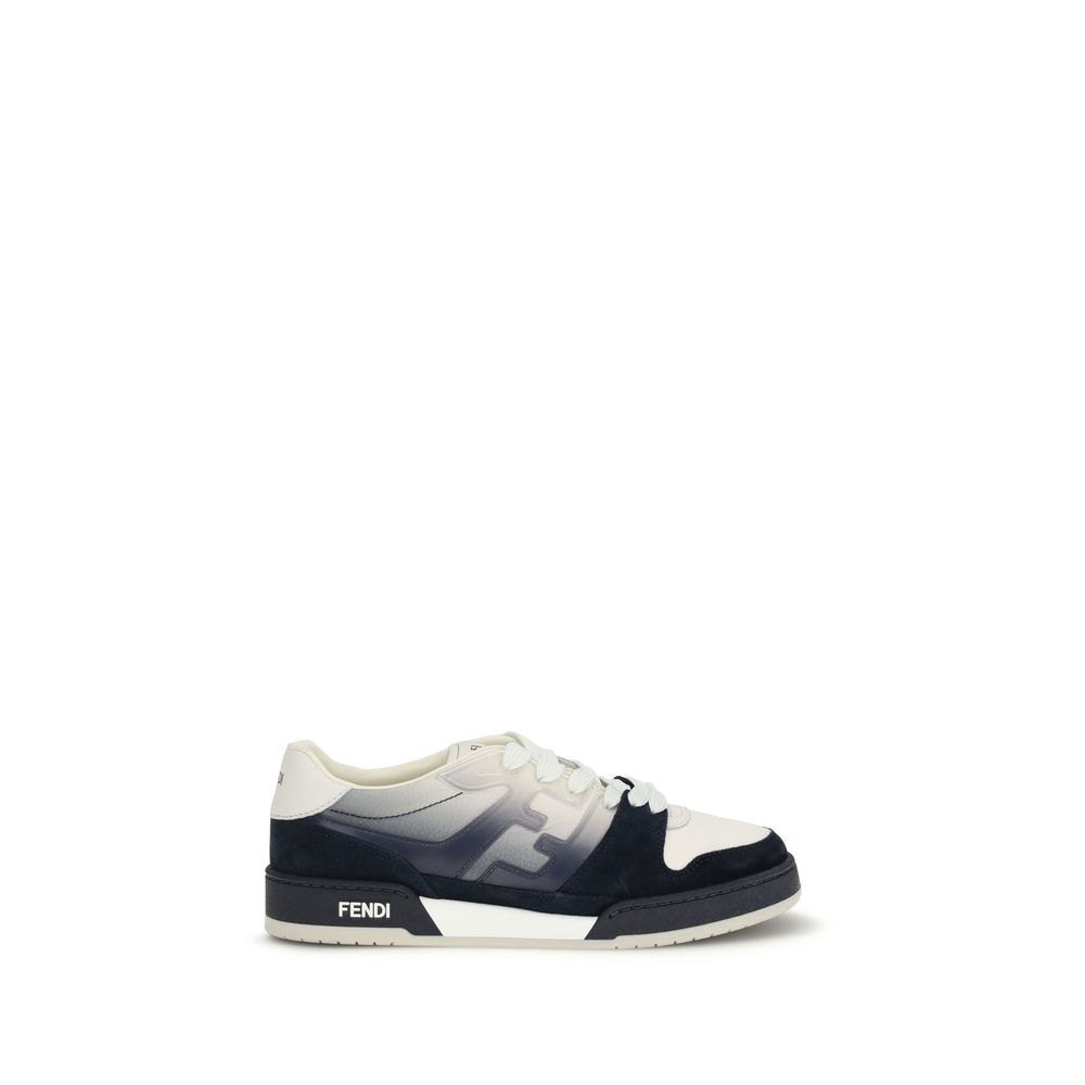 Fendi Multicolor Calf Leather Bos Taurus Low Top Sneakers