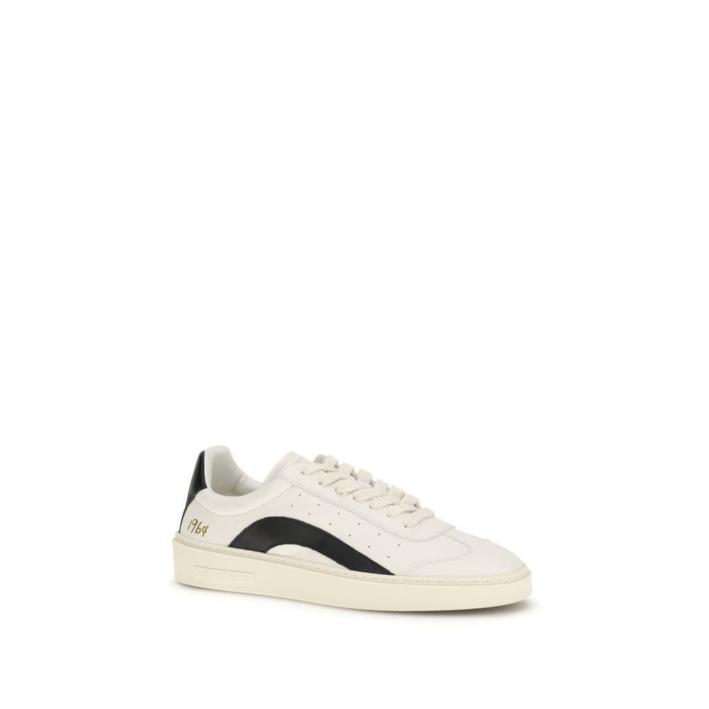 Dsquared² Multicolor Calf Leather Bos Taurus Low Top Sneakers - immagine 2