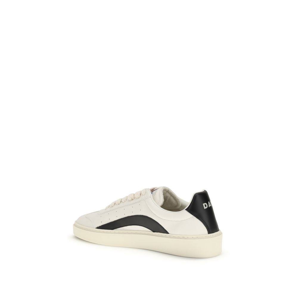 Dsquared² Multicolor Calf Leather Bos Taurus Low Top Sneakers - immagine 3