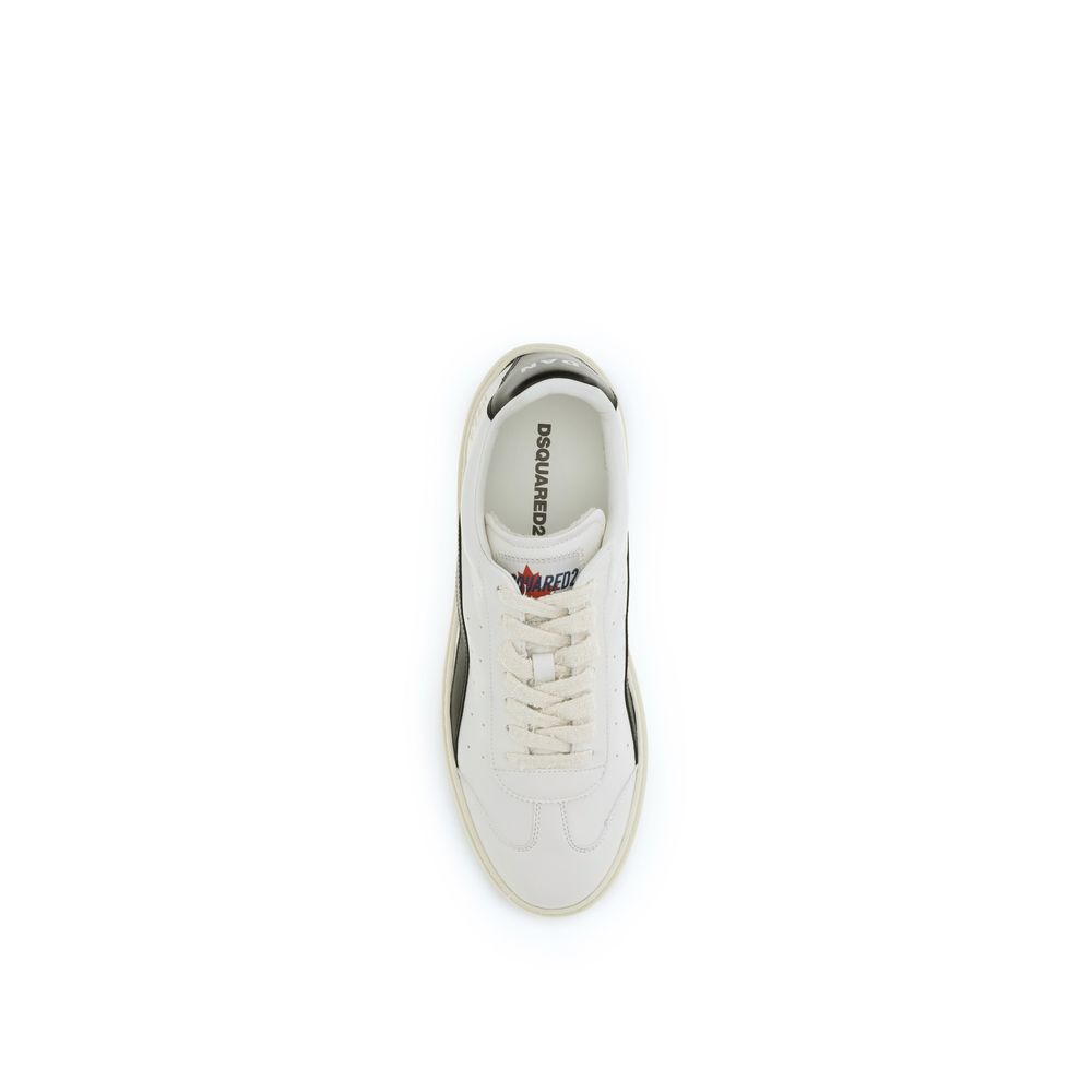 Dsquared² Multicolor Calf Leather Bos Taurus Low Top Sneakers - immagine 4