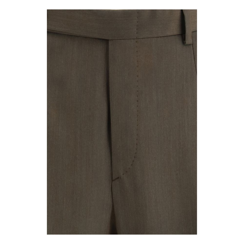 Brioni Bicolor Wool Oves Aries Casual Pants - immagine 3