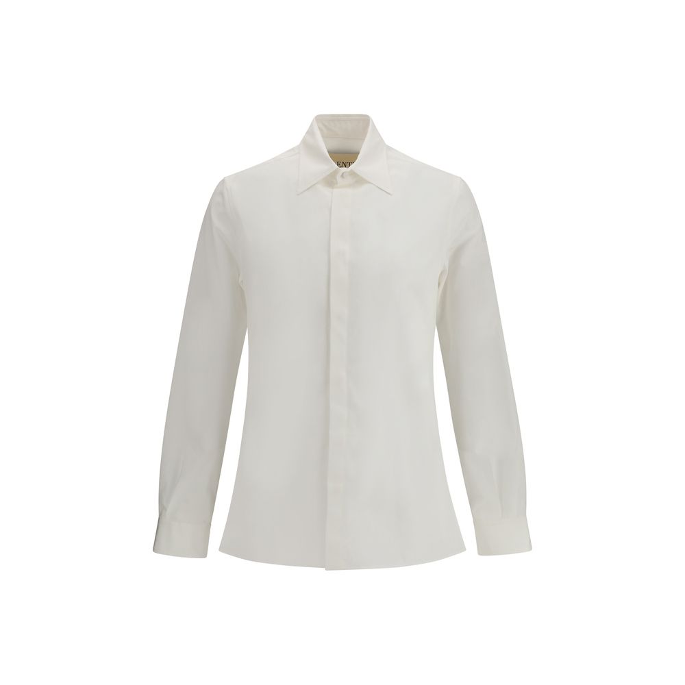 Valentino Garavani White Cotton Dress Shirt