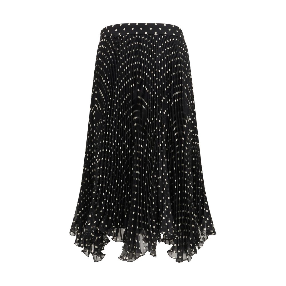 Valentino Garavani Black Silk Skirt - immagine 2