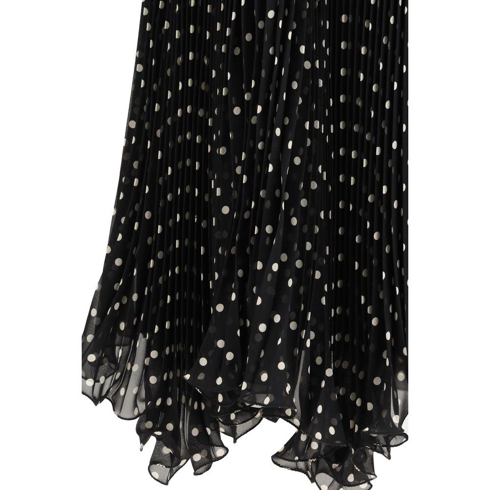 Valentino Garavani Black Silk Skirt - immagine 3