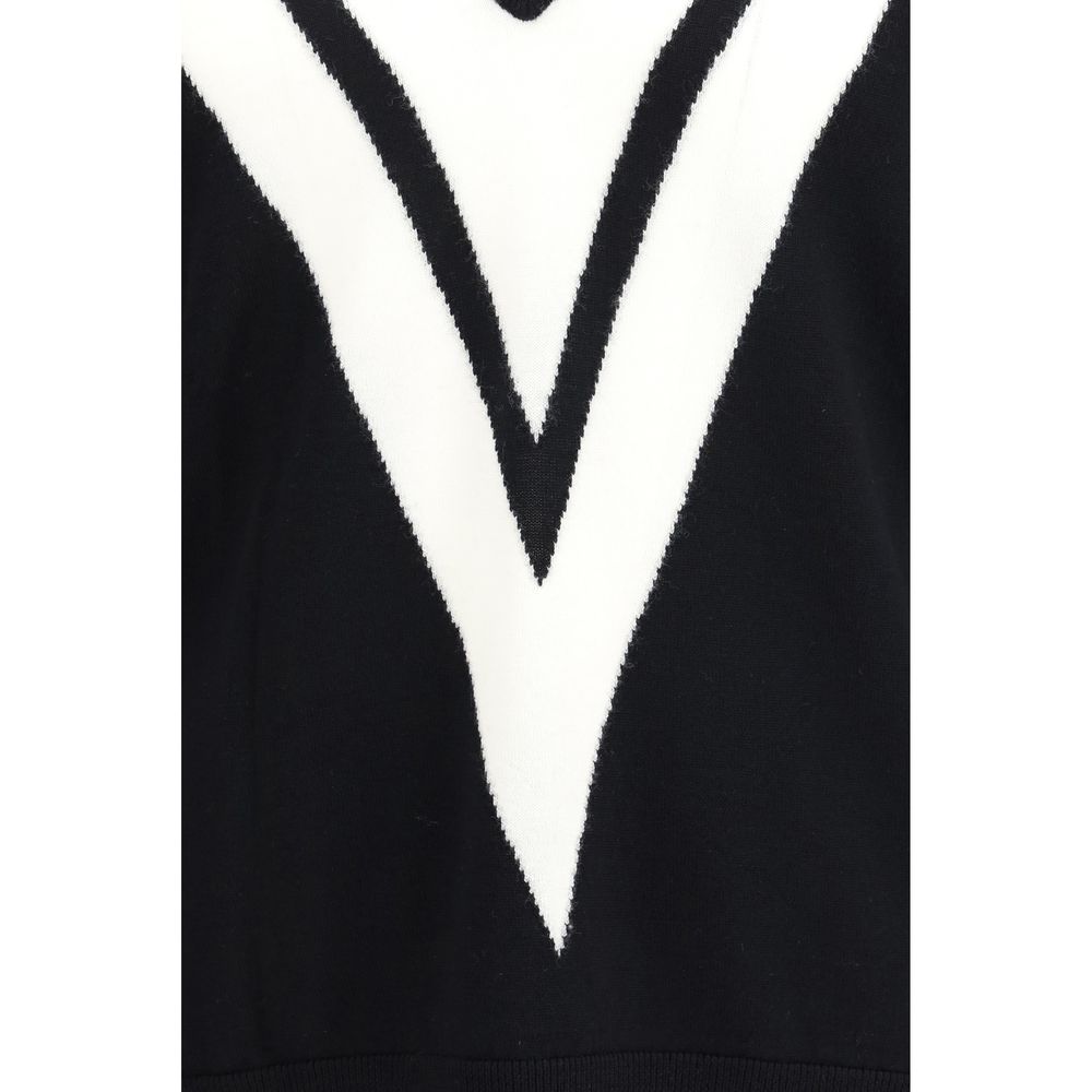 Valentino Garavani Black Wool Oves Aries Sweatshirt - immagine 3