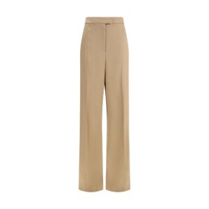 Valentino Garavani Beige Silk Dress Pants