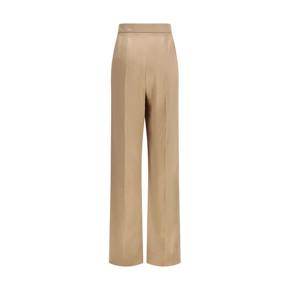 Valentino Garavani Beige Silk Dress Pants - immagine 2