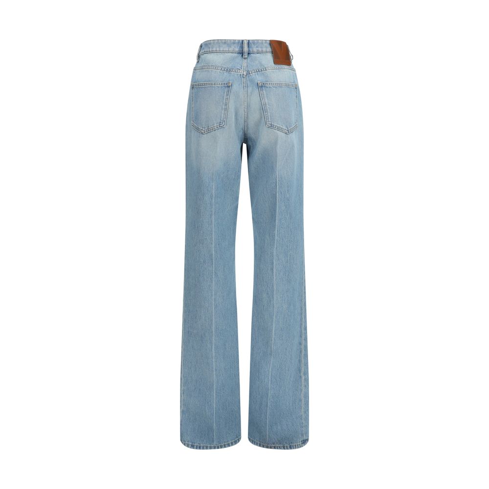 Valentino Garavani Blue Cotton Jeans Denim - immagine 2