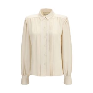 Valentino Garavani Beige Silk Shirt