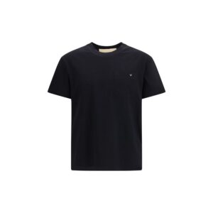 Valentino Garavani Black Cotton T-Shirt