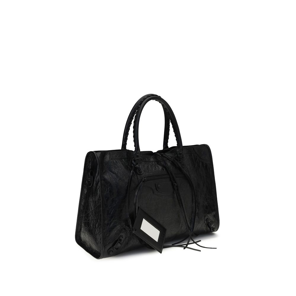 Balenciaga Black Lamb Ovis Aries Aries Shoulder Bag - immagine 2