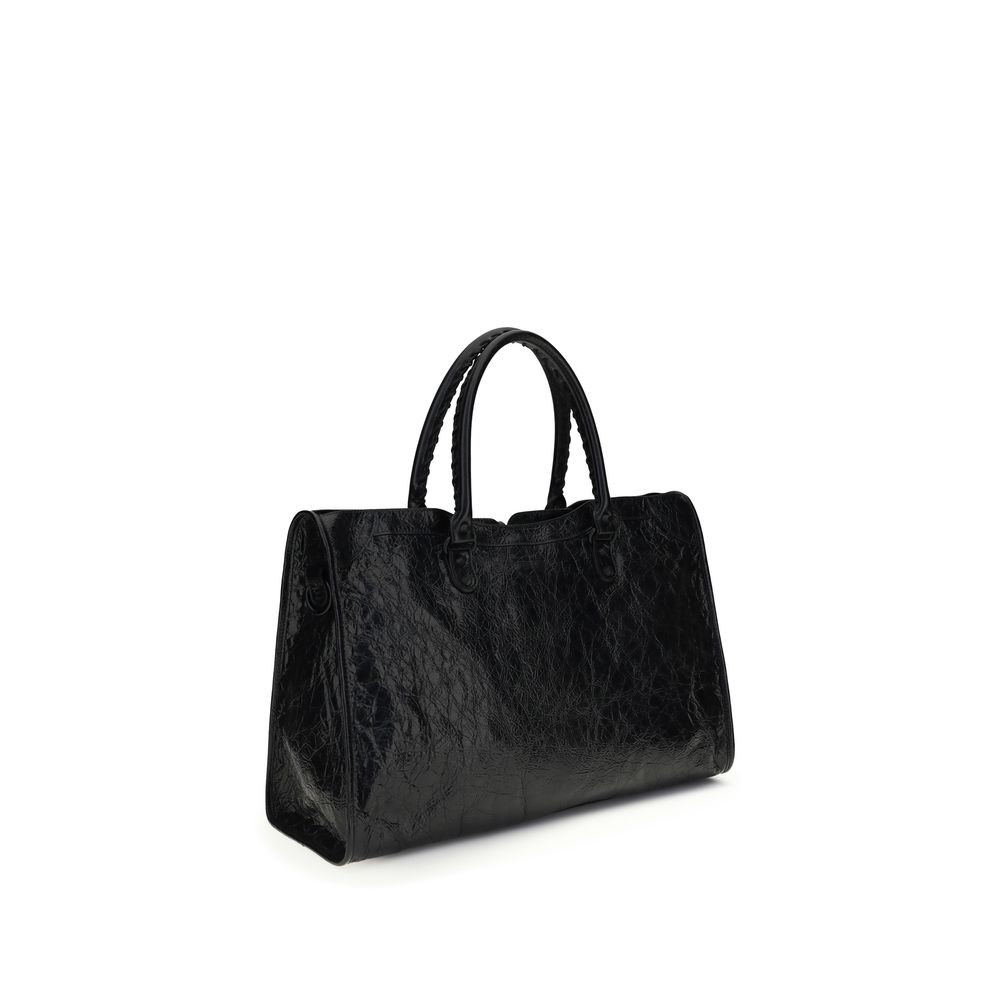 Balenciaga Black Lamb Ovis Aries Aries Shoulder Bag - immagine 3