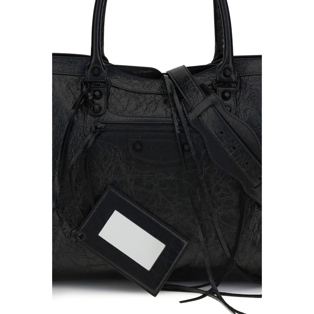 Balenciaga Black Lamb Ovis Aries Aries Shoulder Bag - immagine 4