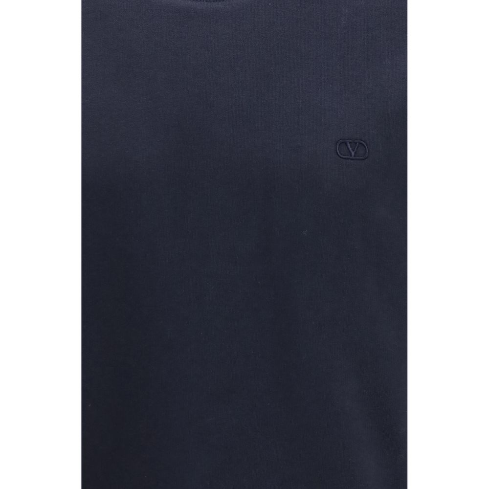 Valentino Garavani Blue Cotton Sweatshirt - immagine 3
