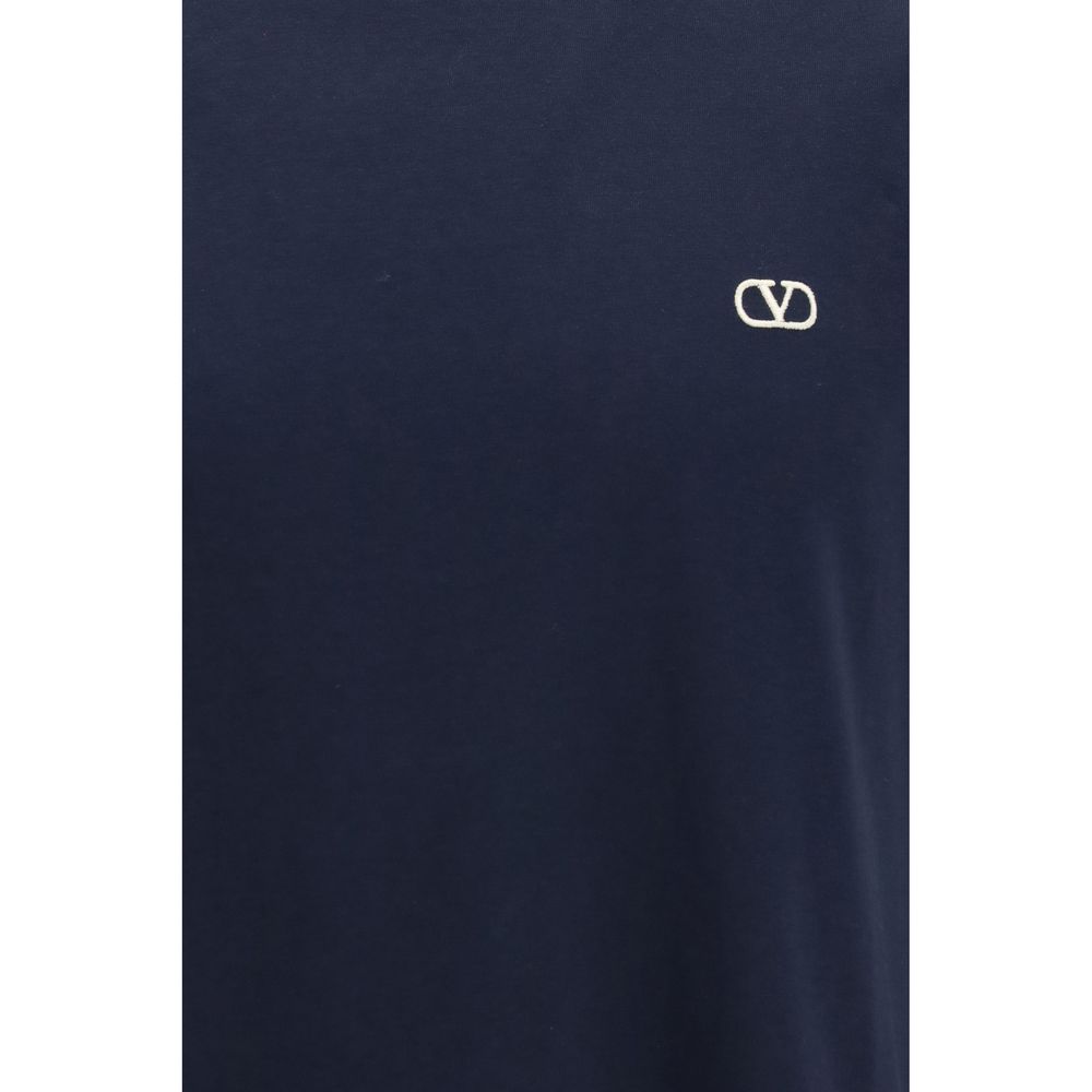 Valentino Garavani Blue Cotton T-Shirt - immagine 3
