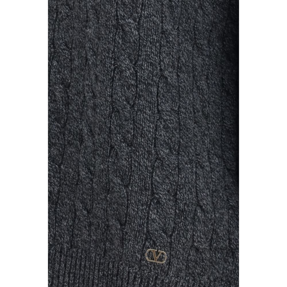 Valentino Garavani Gray Wool Oves Aries Sweatshirt - immagine 3