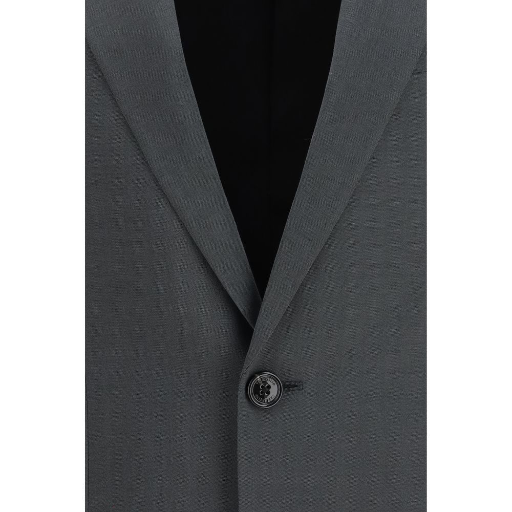 Valentino Garavani Gray Wool Oves Aries Jacket - immagine 3