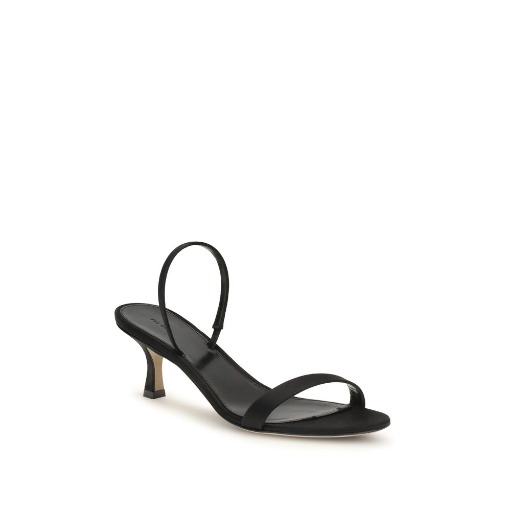 The Row Black Calf Leather Bos Taurus Strap-On Sandals - immagine 2