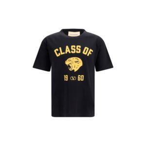 Valentino Garavani Black Cotton T-Shirt