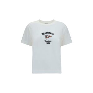 Burberry White Cotton T-Shirt