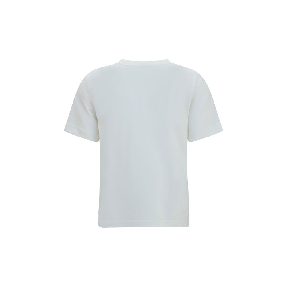 Burberry White Cotton T-Shirt - immagine 2