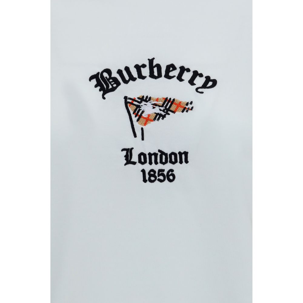 Burberry White Cotton T-Shirt - immagine 3