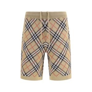 Burberry Beige Cotton Bermuda Shorts
