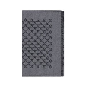 Gucci Gray Wool Oves Aries Scarf