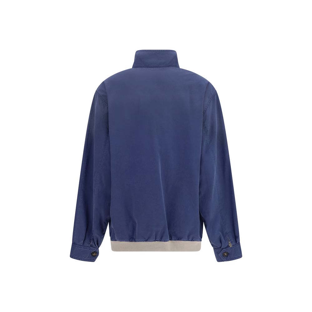 Miu Miu Blue Cotton Bomber - immagine 2