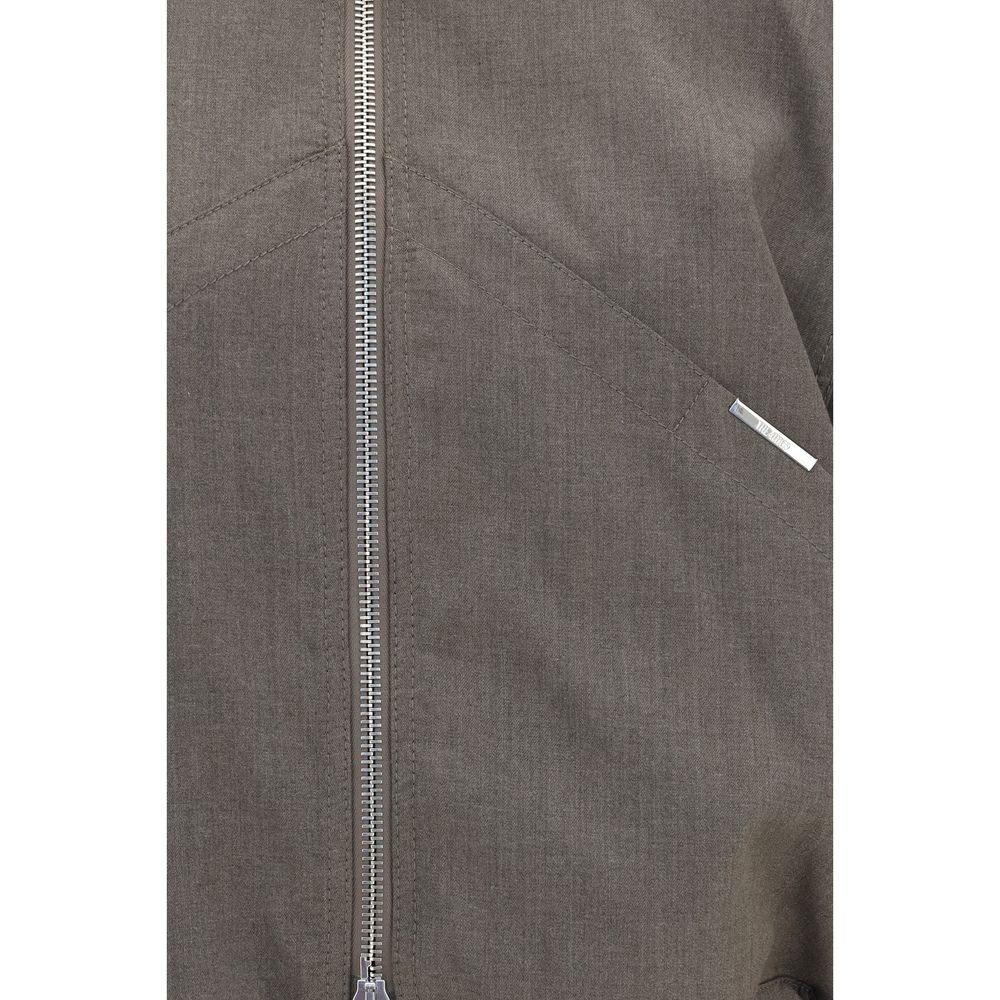 The Attico Brown Wool Oves Aries Bomber - immagine 3