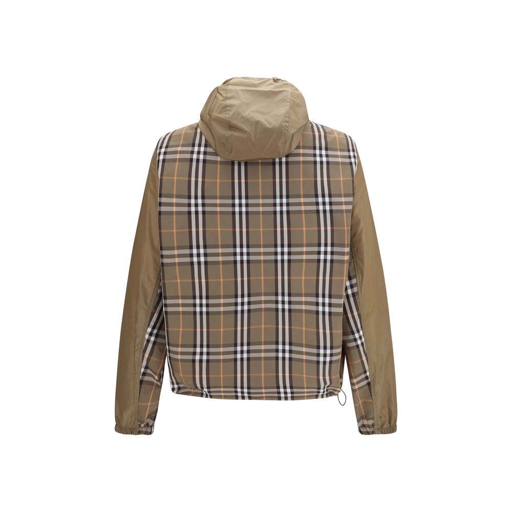 Burberry Brown Nylon Shell Jacket - immagine 2