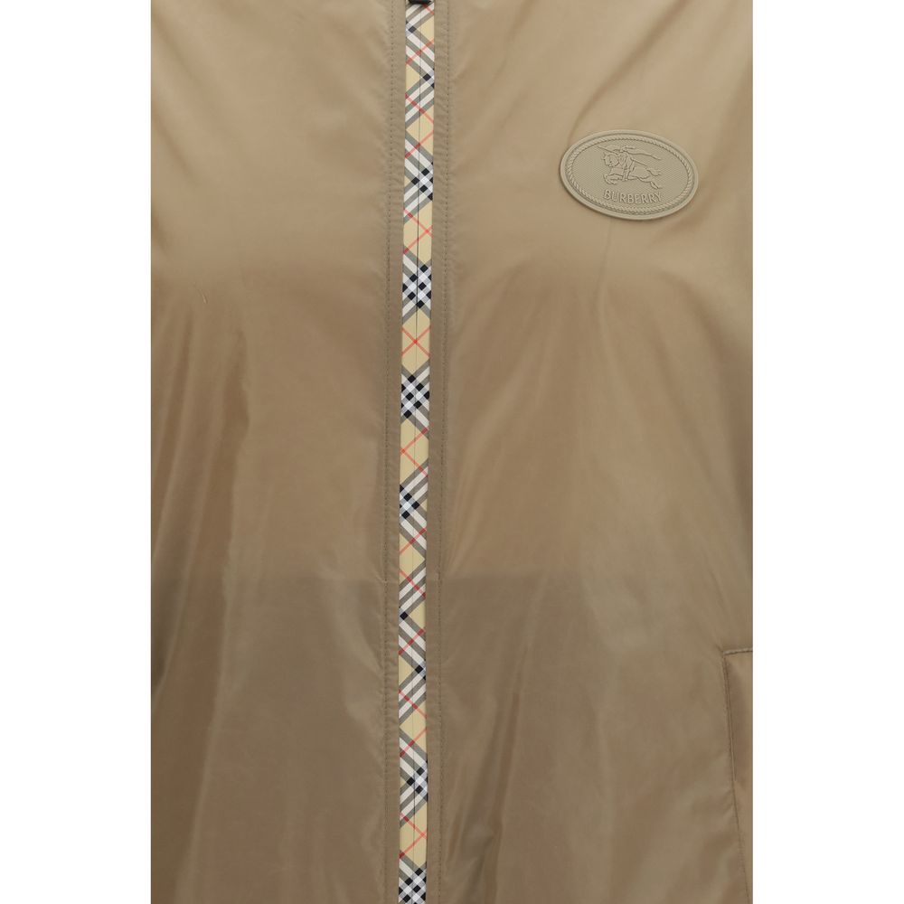 Burberry Brown Nylon Shell Jacket - immagine 3