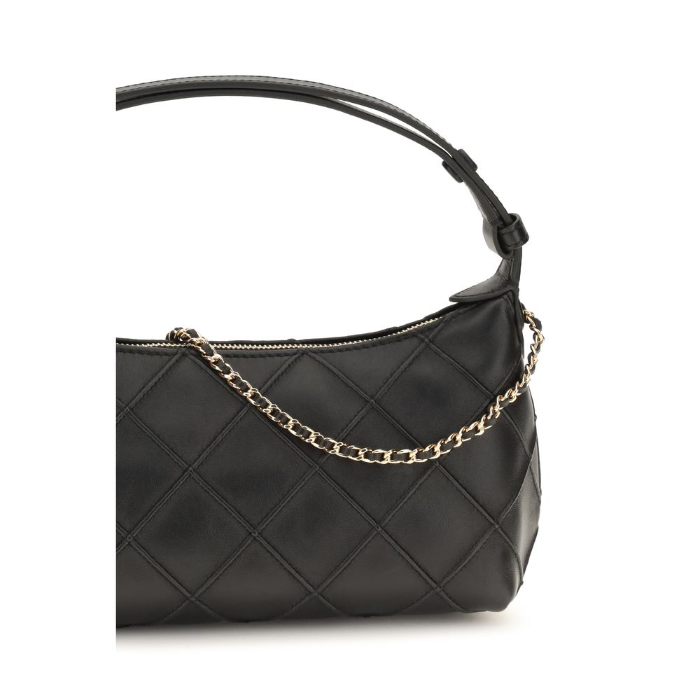 Tory Burch Black Lamb Ovis Aries Aries Clutch Bag - immagine 4