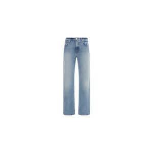 Haikure Blue Cotton Straight-Leg Jeans