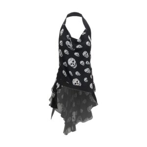 Alexander McQueen Black Silk Sleeveles T-Shirt
