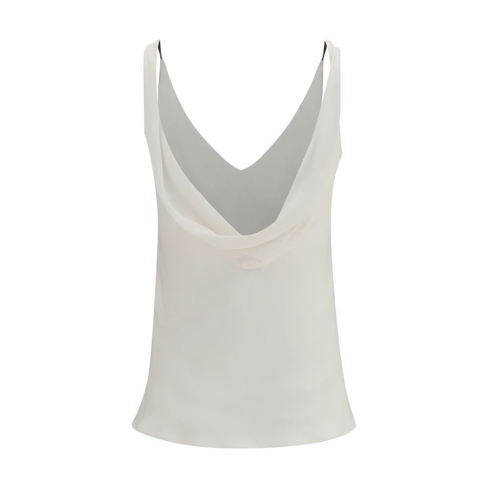 Brunello Cucinelli Beige Silk Blouse - immagine 2