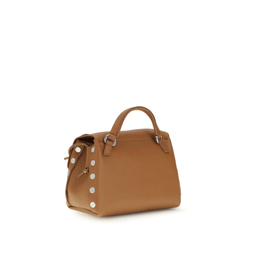 Zanellato Beige Calf Leather Bos Taurus Shoulder Bag - immagine 3