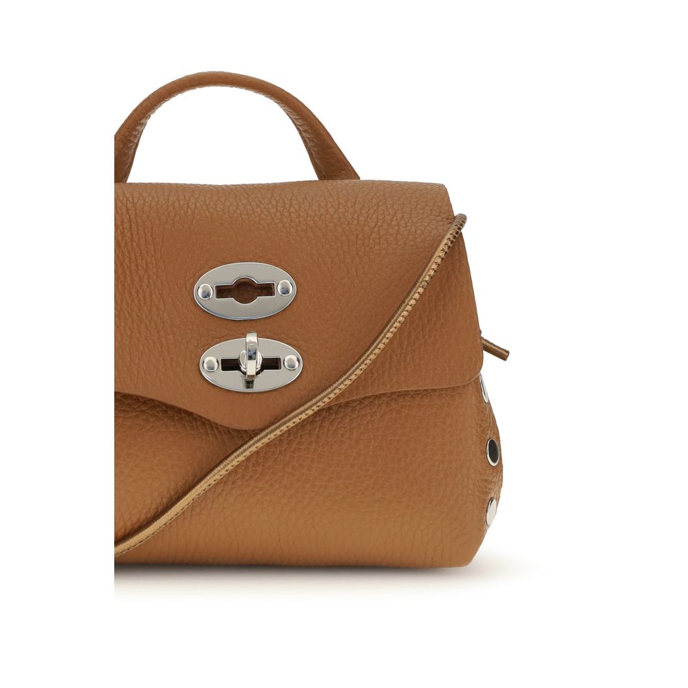 Zanellato Beige Calf Leather Bos Taurus Shoulder Bag - immagine 4