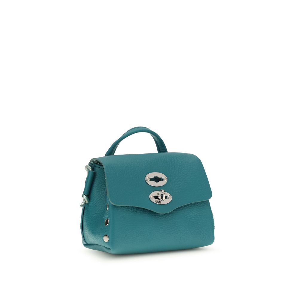 Zanellato Bicolor Calf Leather Bos Taurus Shoulder Bag - immagine 2