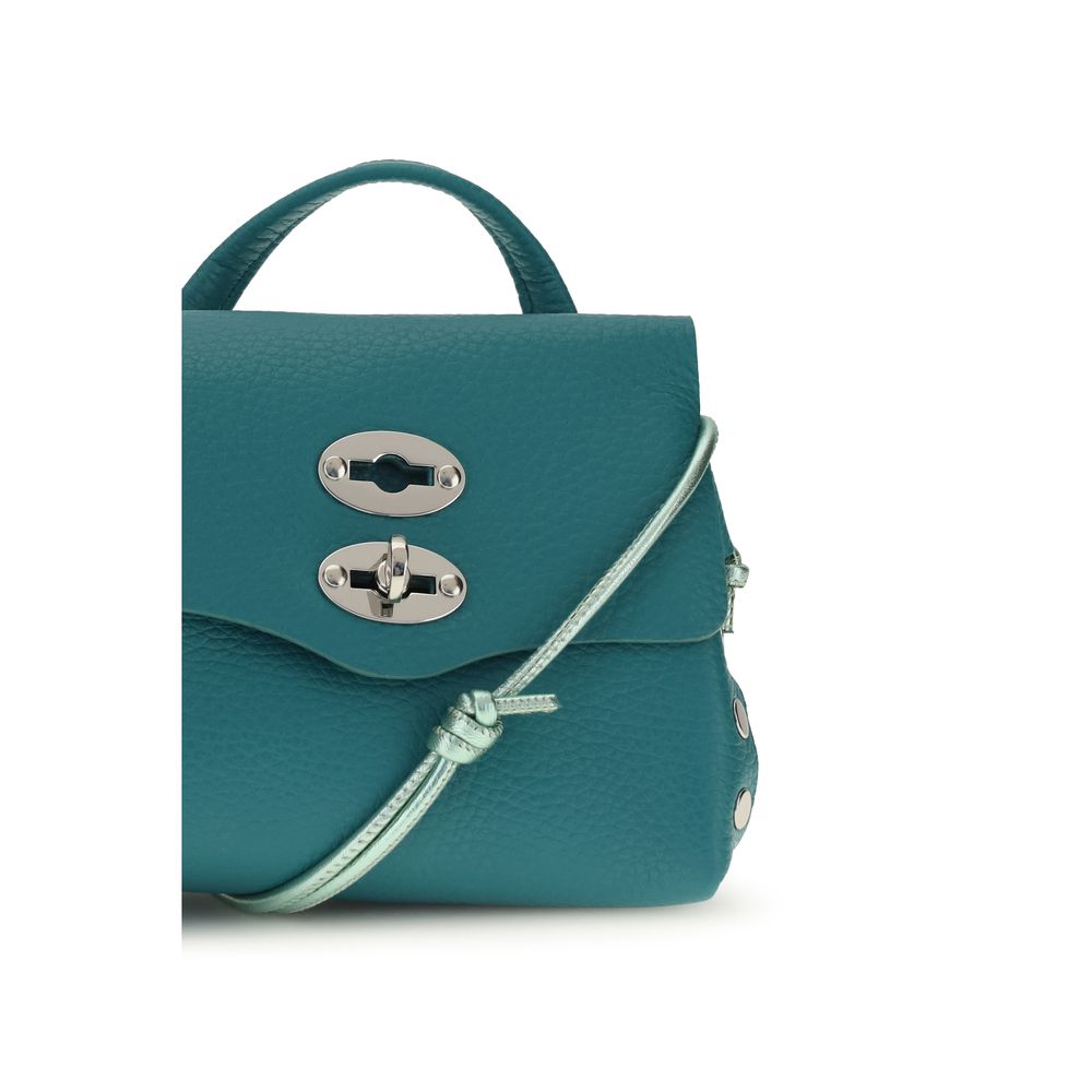 Zanellato Bicolor Calf Leather Bos Taurus Shoulder Bag - immagine 4