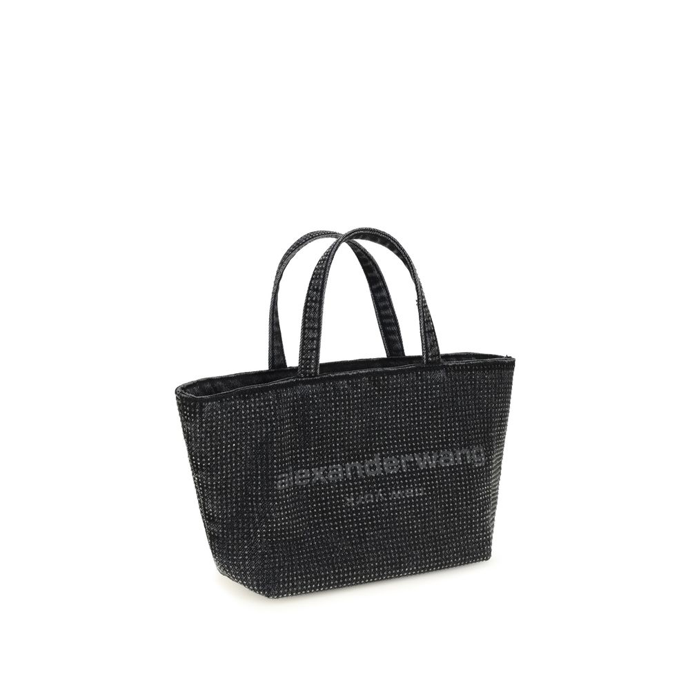 Alexander Wang Gray Cotton Shoulder Bag - immagine 2