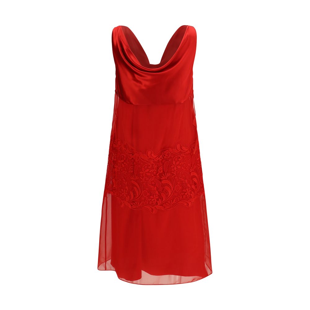 Ferragamo Multicolor Silk Cocktail Dress - immagine 2