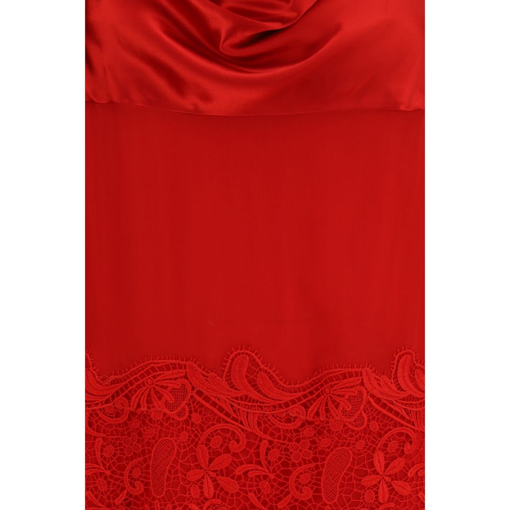 Ferragamo Multicolor Silk Cocktail Dress - immagine 3