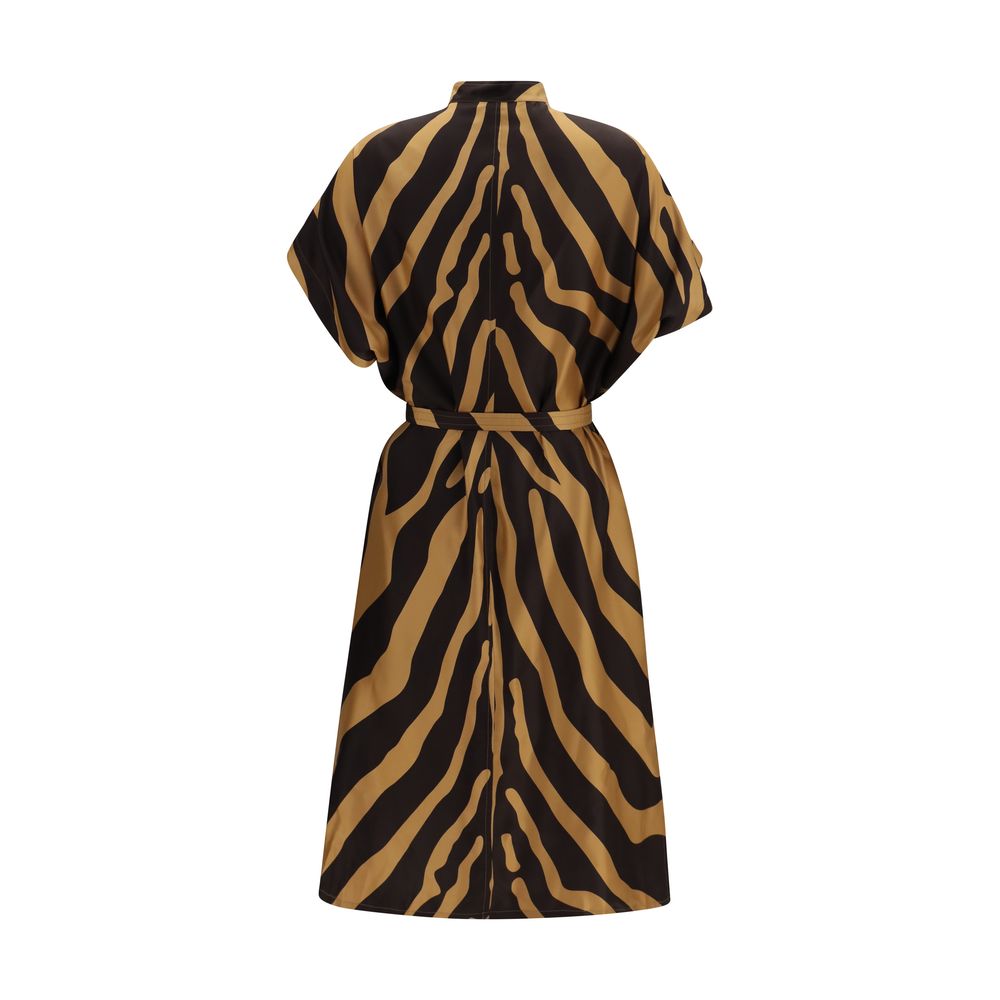 Ferragamo Multicolor Viscose Casual Dress - immagine 2