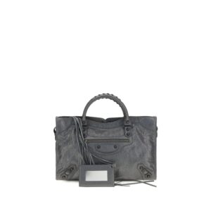 Balenciaga Gray Lamb Ovis Aries Aries Handbag