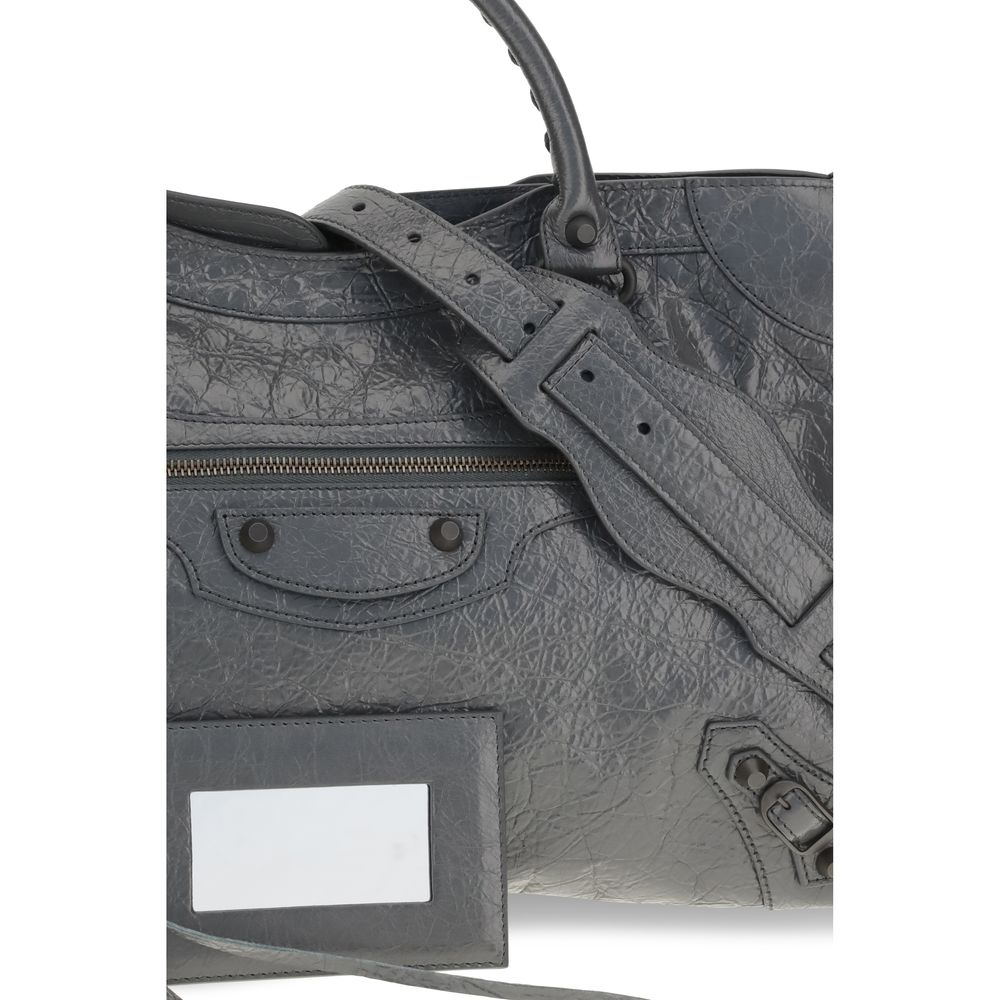 Balenciaga Gray Lamb Ovis Aries Aries Handbag - immagine 4
