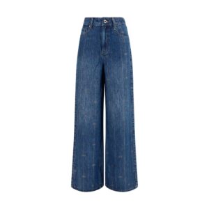 Self-Portrait Blue Lyocell Jeans Denim