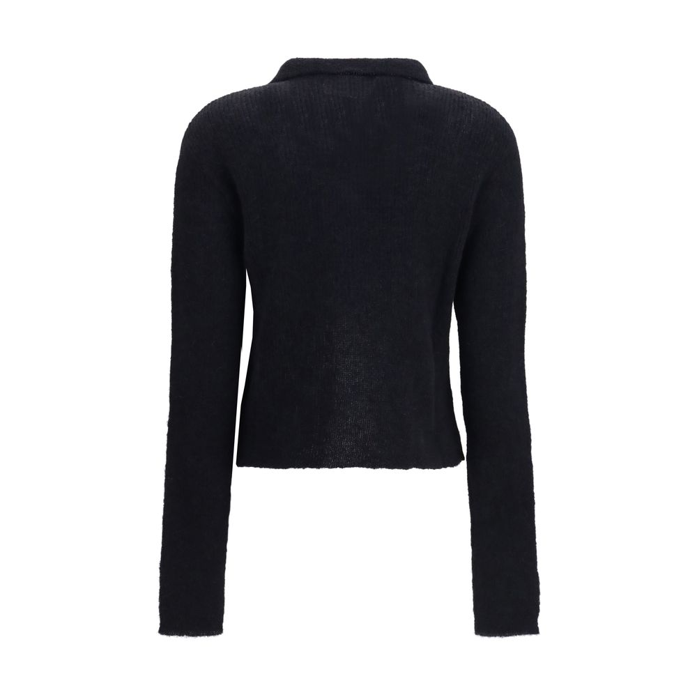Our Legacy Black Alpaca Vicugna Pacos Cardigan - immagine 2