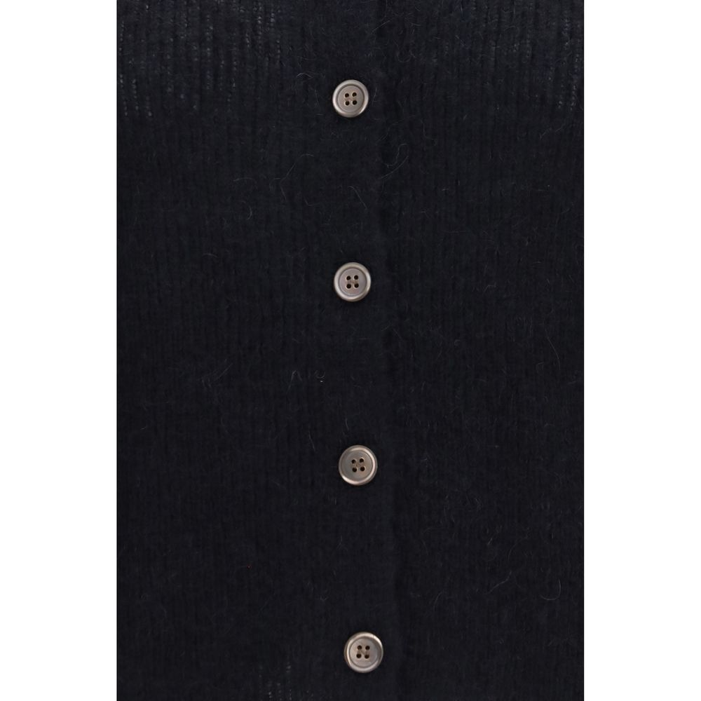 Our Legacy Black Alpaca Vicugna Pacos Cardigan - immagine 3