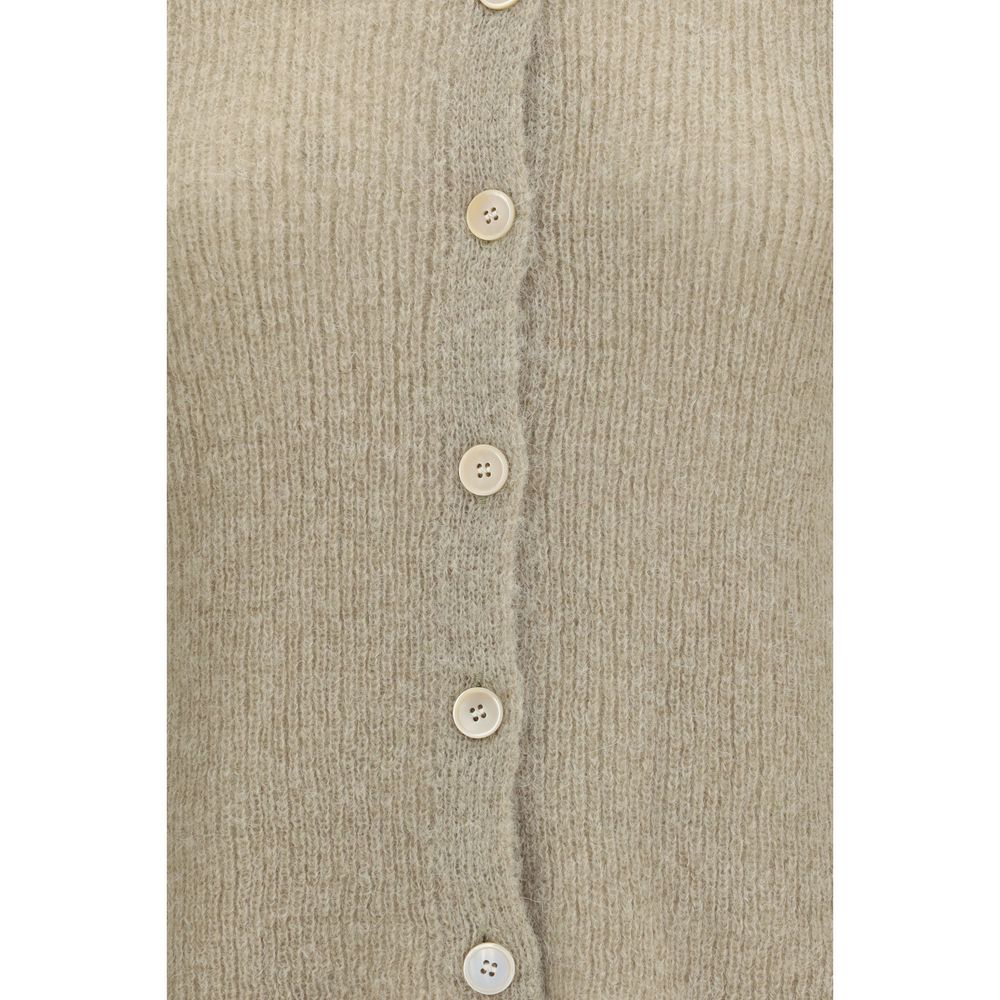 Our Legacy Beige Alpaca Vicugna Pacos Polo Shirt - immagine 3